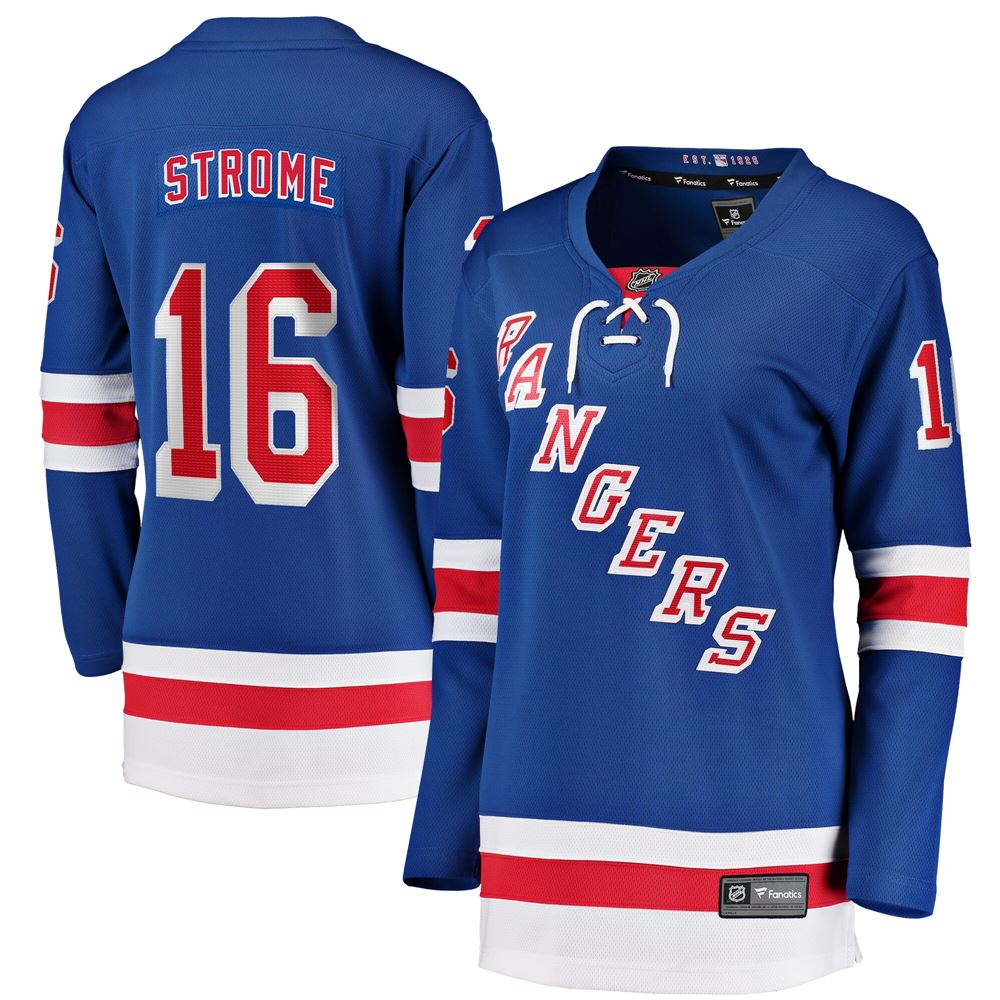 Women's Ryan Strome New York Rangers Womens Home Breakaway Player Jersey Blue