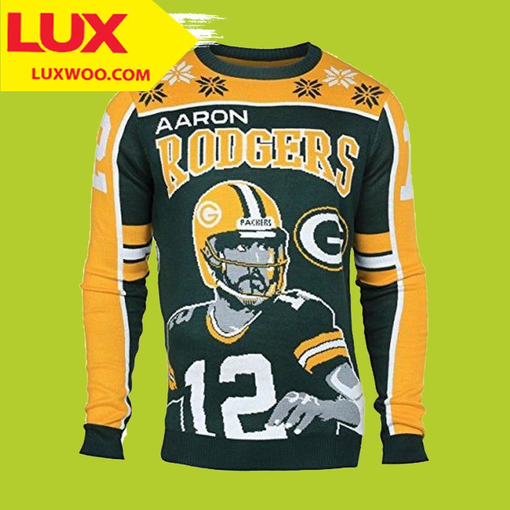 Aaron Green Bay Packers Ugly Christmas Sweater