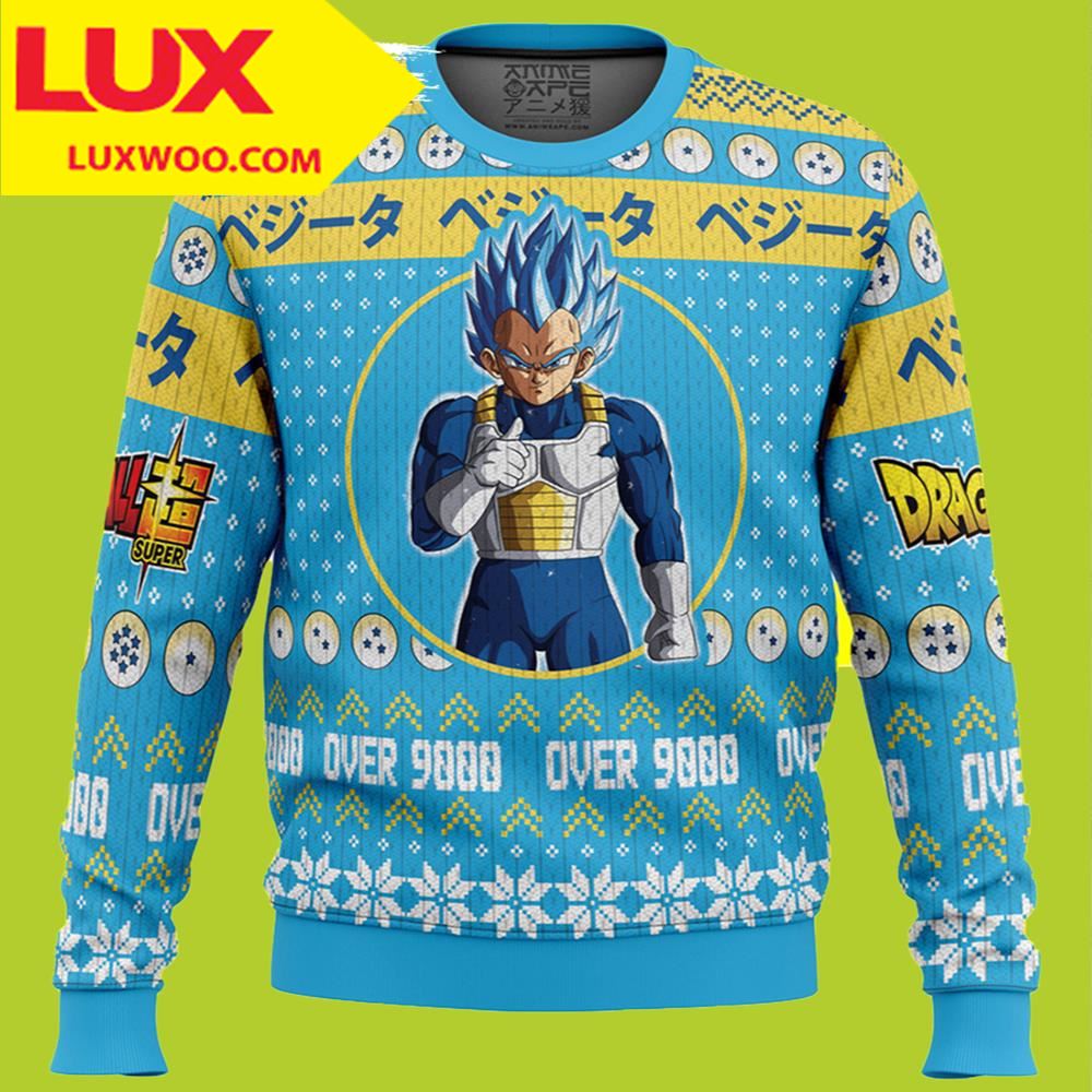 Christmas Vegeta Dragon Ball Z Ugly Christmas Sweater Xmas