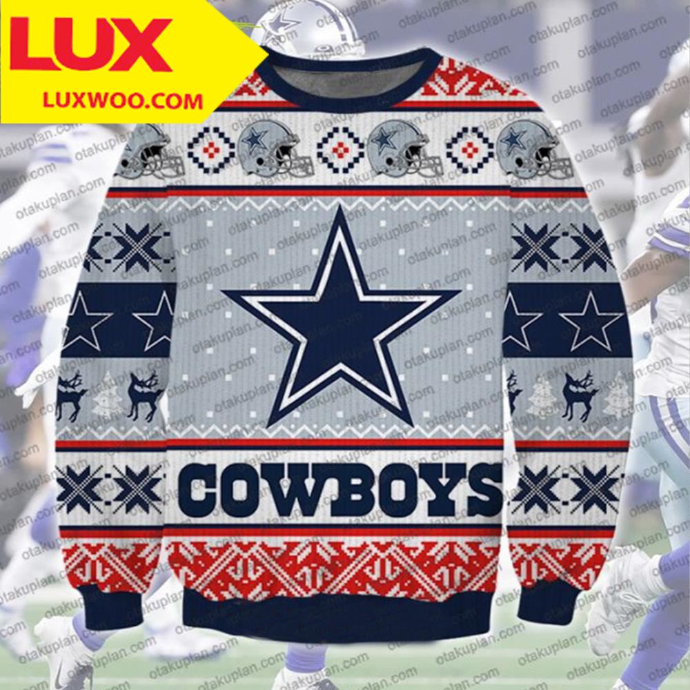 Dallas Cowboys Custome Ugly Christmas Dallas Cowboys Ugly Christmas Sweater