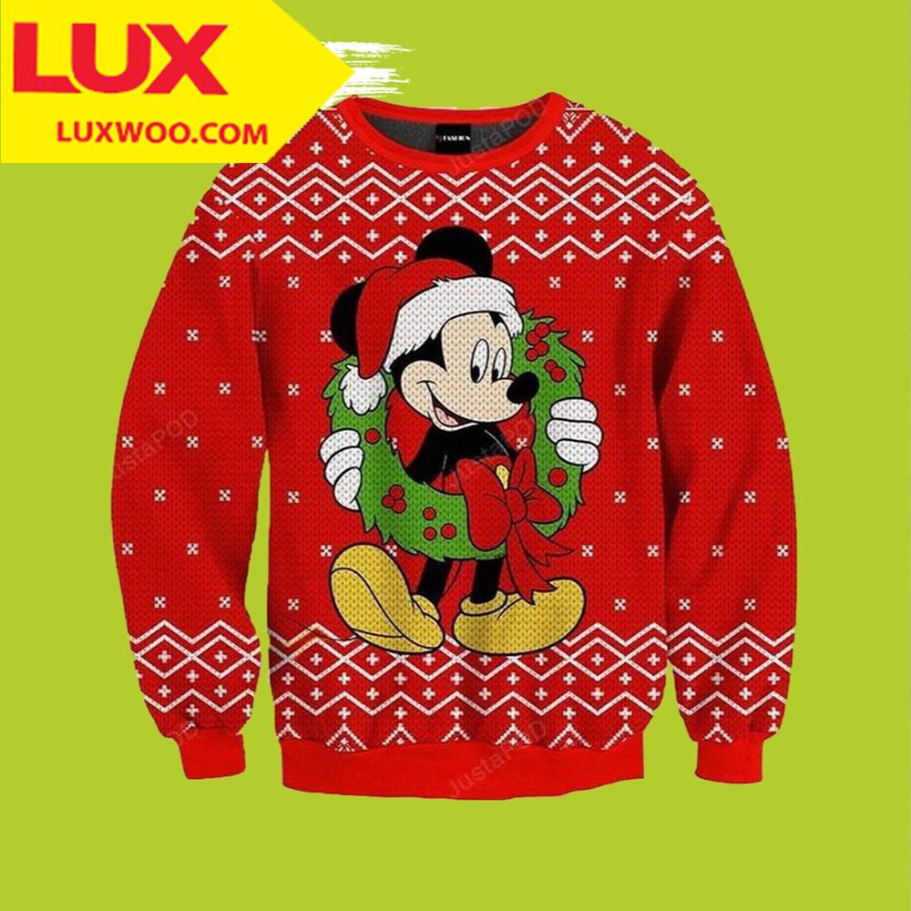 Disney Mickey Mouse Thanksgiving Ugly Sweater