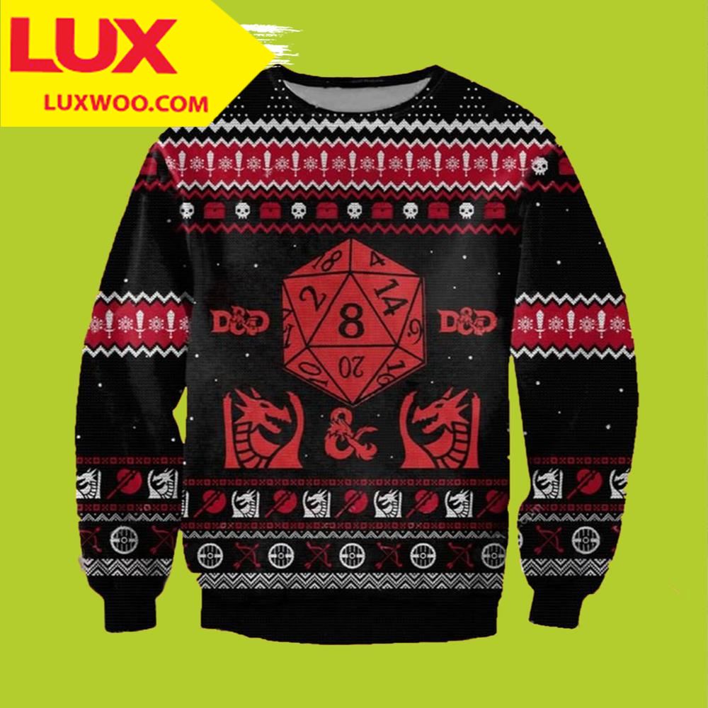 Dragon Smaug Lord Of The Rings Ugly Christmas Sweater