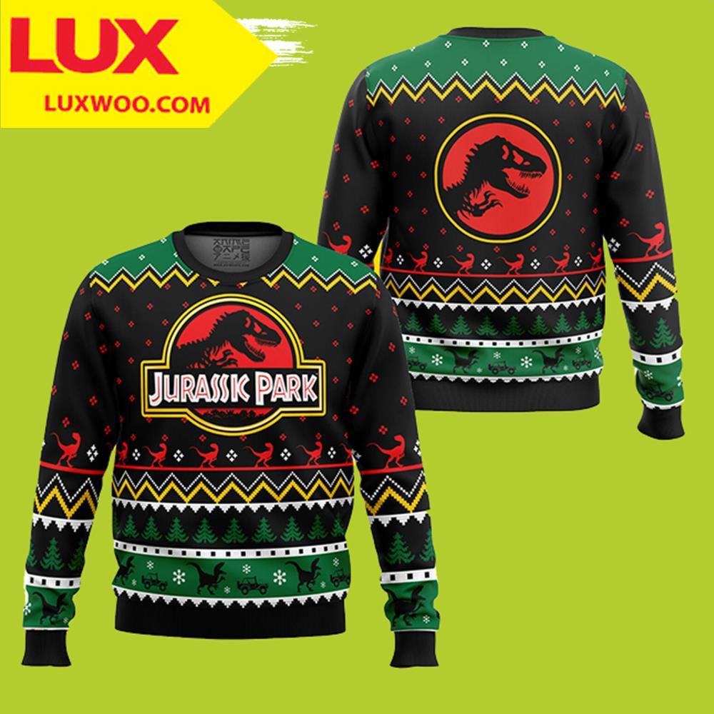 Ethics Of Cloning Jurassic Park Dinosaur Ugly Christmas Sweater
