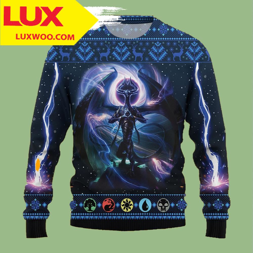 Game Mtg Magic The Gathering Nicol Bolas Dragon God Mtg Ugly Sweater