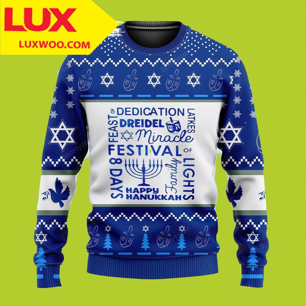 Hanukkah Ugly Sweater 2022 Unisex Sweater