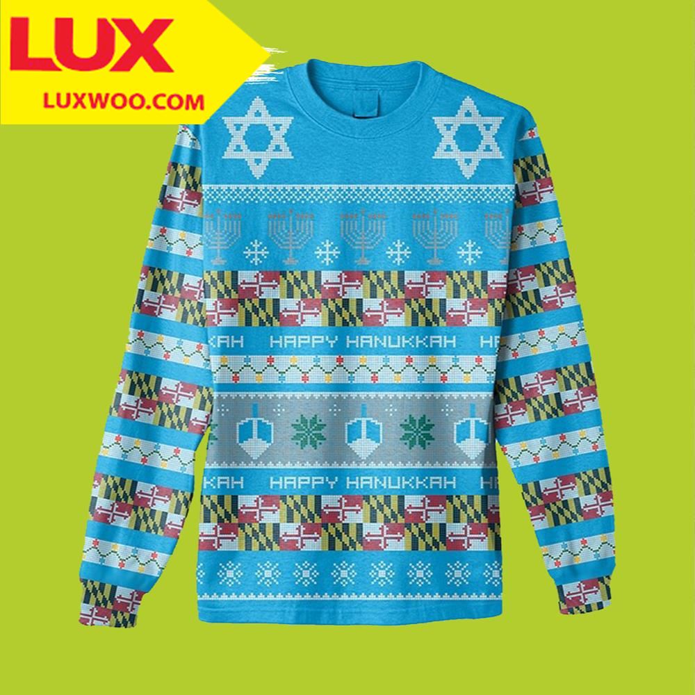 Hanukkah Ugly Sweater Happy Hanukkah