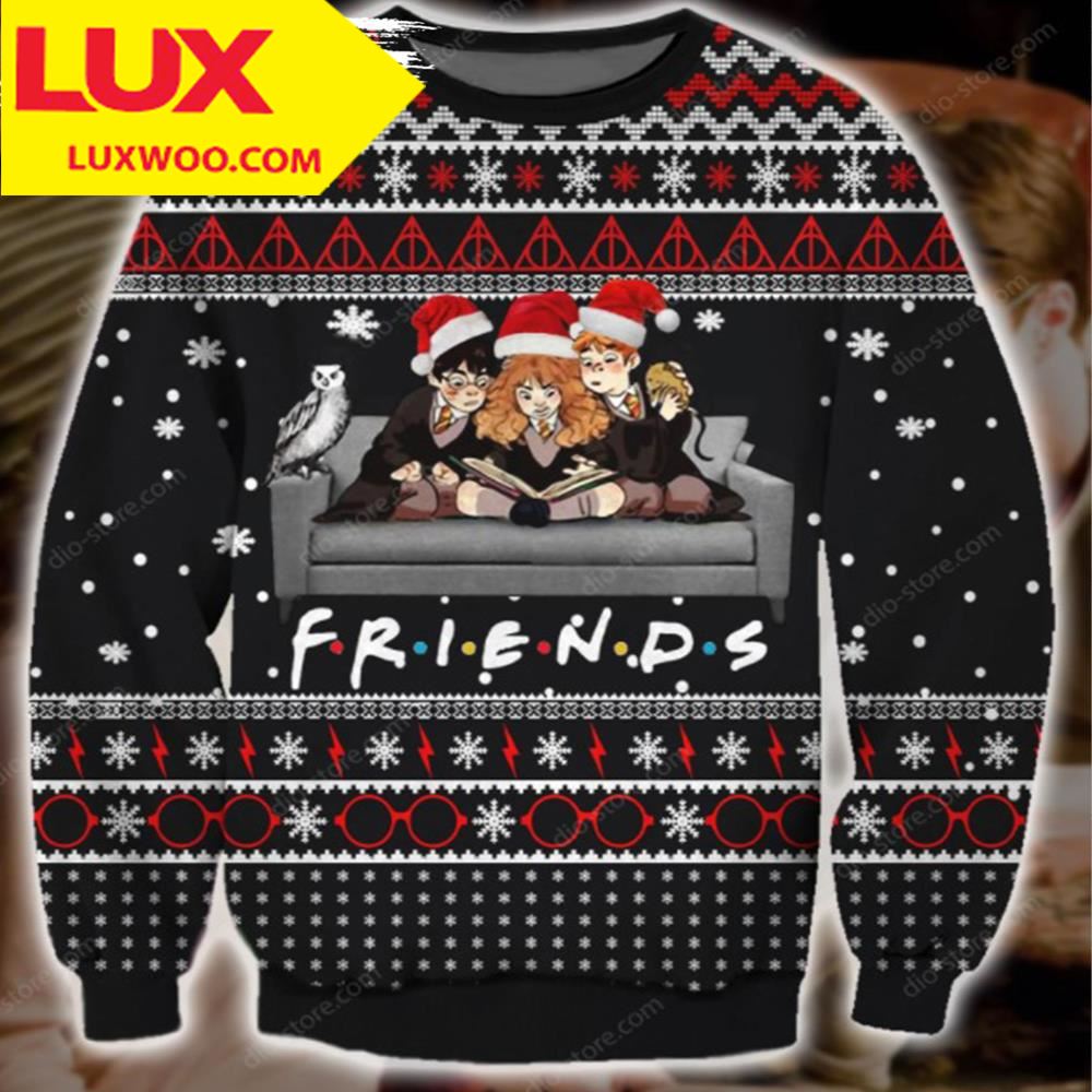 Harry Potter And Friends Harry Potter Ugly Christmas Sweater