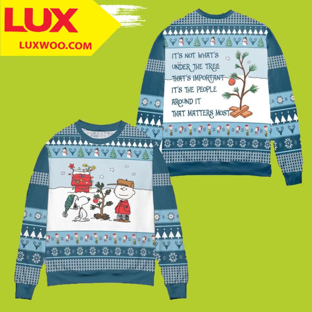 Its Not What Under The Tree Snoopy Ugly Christmas Sweater
