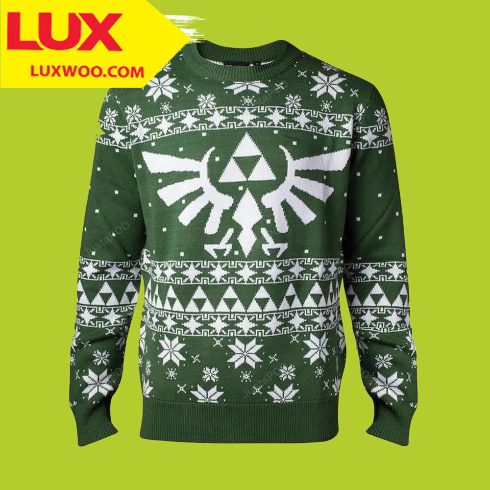 Legend Of Zelda Hylian Knitted Zelda Ugly Christmas Sweater