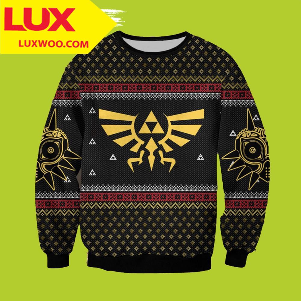Legend Of Zelda Triforce Zelda Ugly Christmas Sweater
