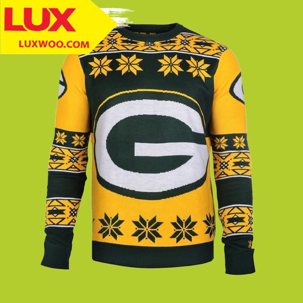 Logo Green Bay Packers Ugly Christmas Sweater