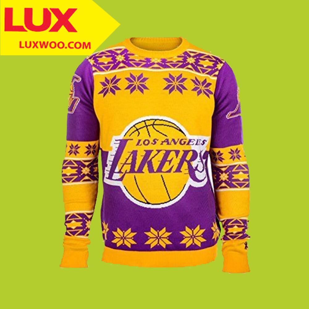 Los Angeles Lakers Ugly Christmas Sweater Sell Cheap