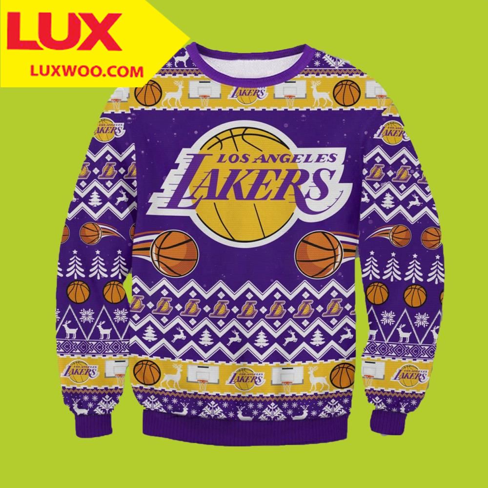 Los Angeles Lakers Ugly Christmas Sweater