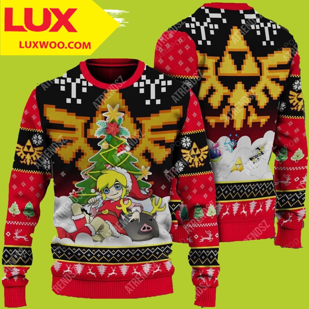 Merry Legend Of Zelda Ugly Christmas Sweater