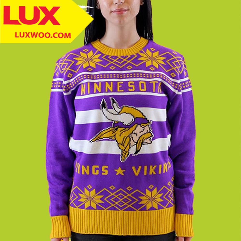 Minnesota Vikings Ugly Christmas Sweater Adult
