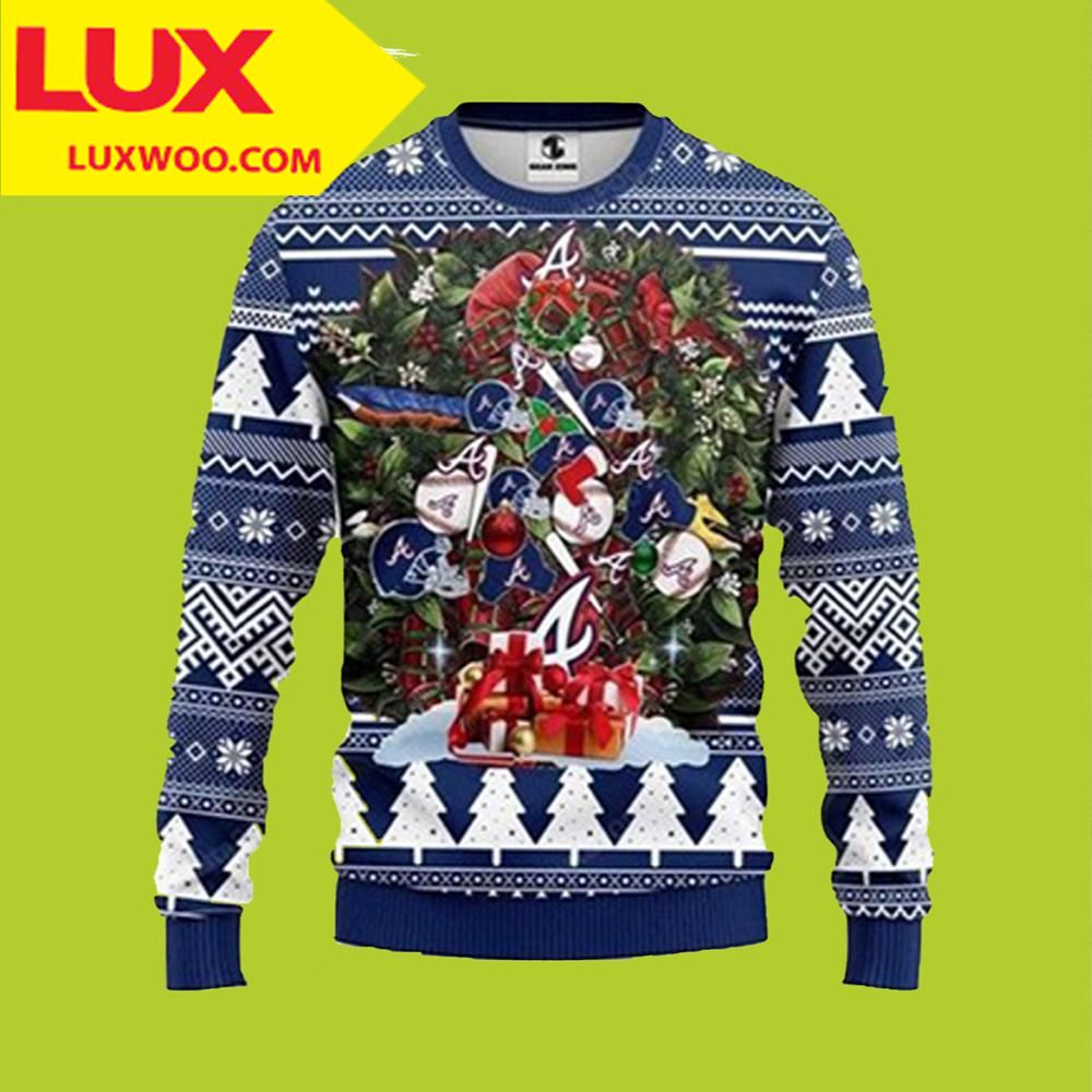 Mlb Atlanta Braves Ugly Christmas Sweater