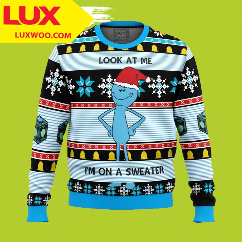 Mr Meeseeks Rick And Morty Ugly Christmas Sweater