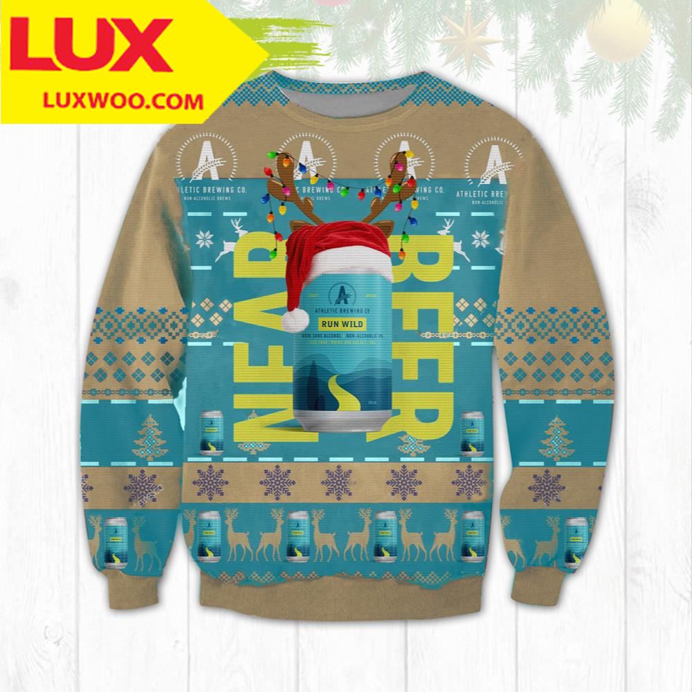 Near Beer Ugly Christmas Sweater Unisex
