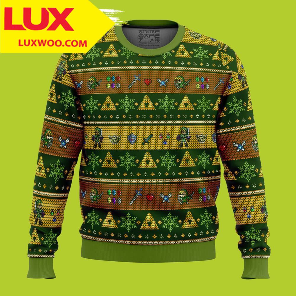 New Link Adventure Legend Of Zelda Ugly Christmas Sweater