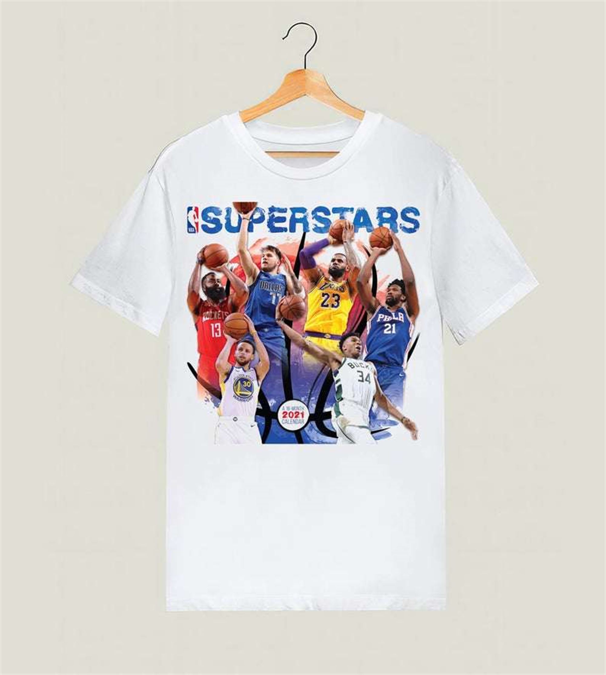 All Super Stars Of Nba 2021 Unisex T Shirt Full Size Up To 5xl