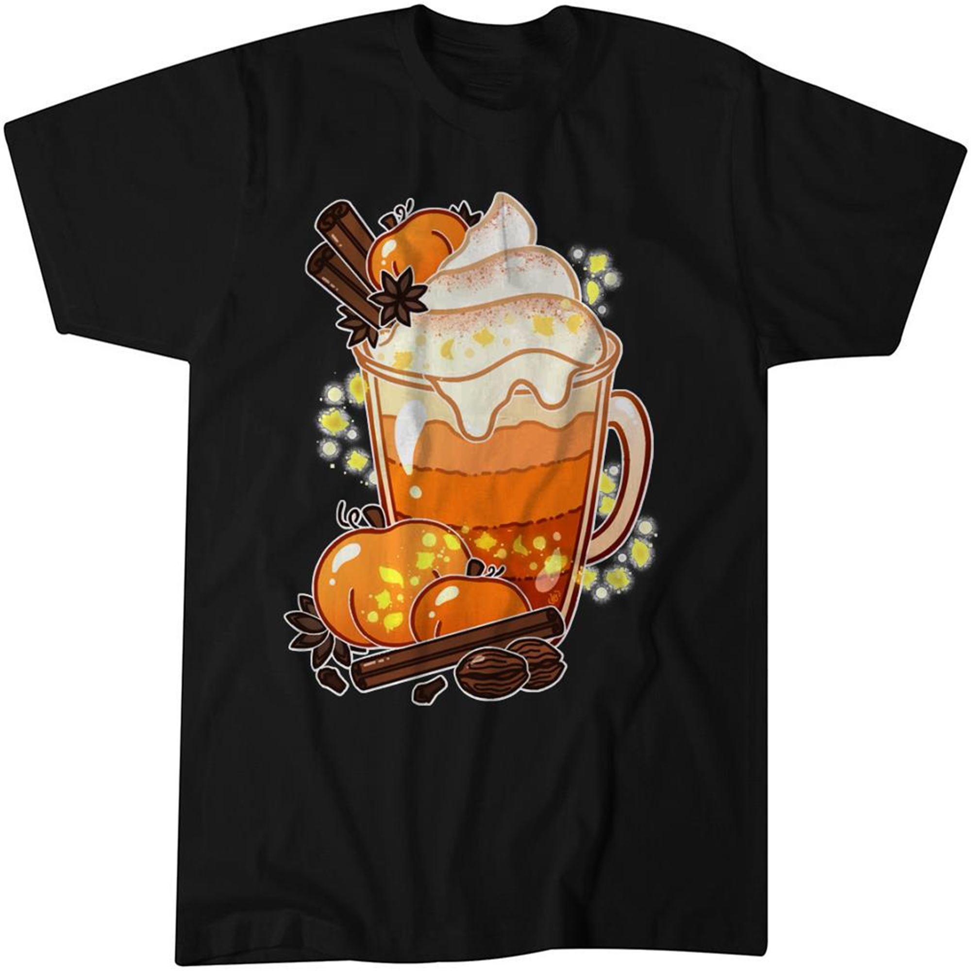 Autumn Magic Pumpkin Spice Latte Classic T-shirt Size Up To 5xl