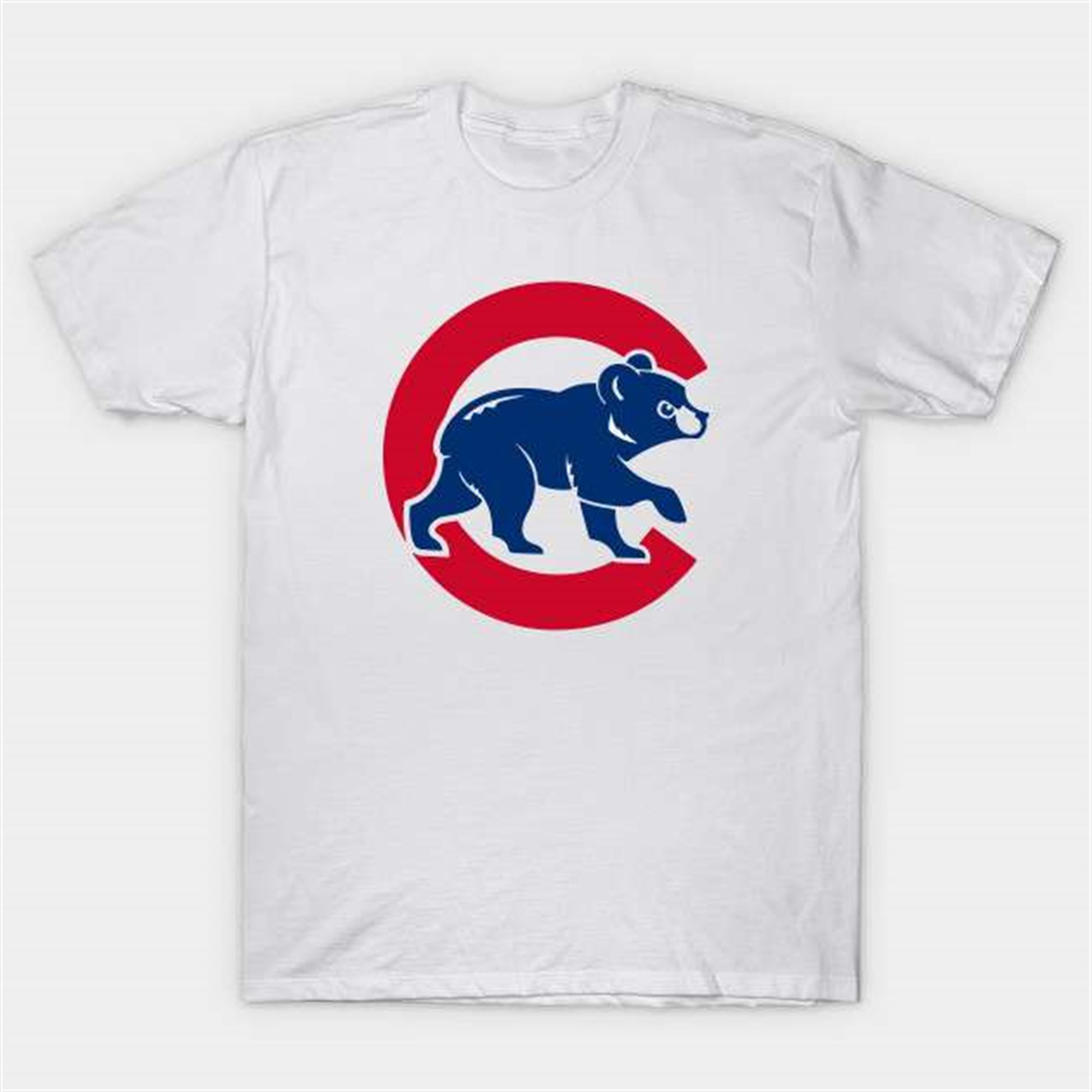 Chicago Cubs Bear Blue T-shirt Size Up To 5xl