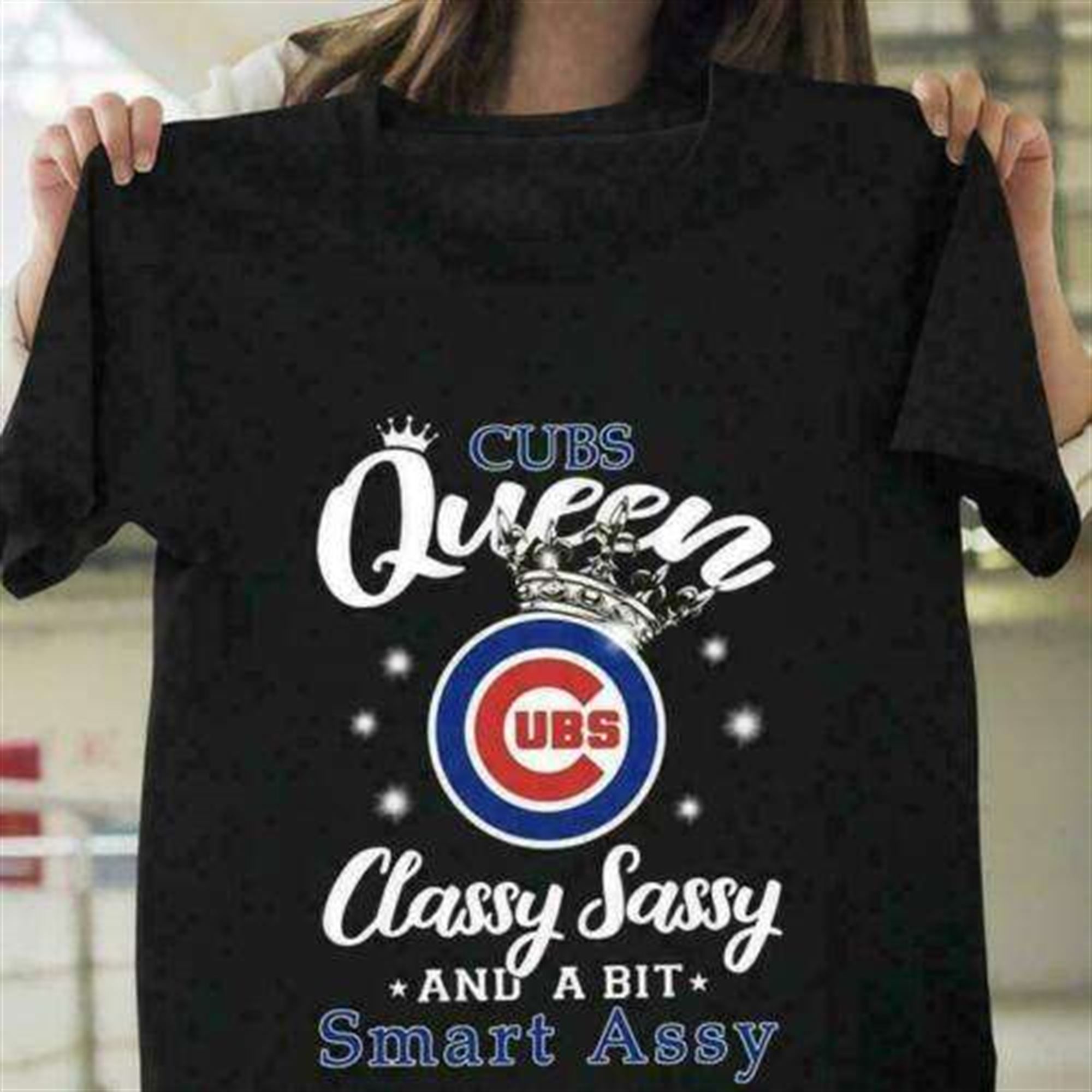 Chicago Cubs Queen Mlb Baseball T-shirt Plus Size Up To 5xl