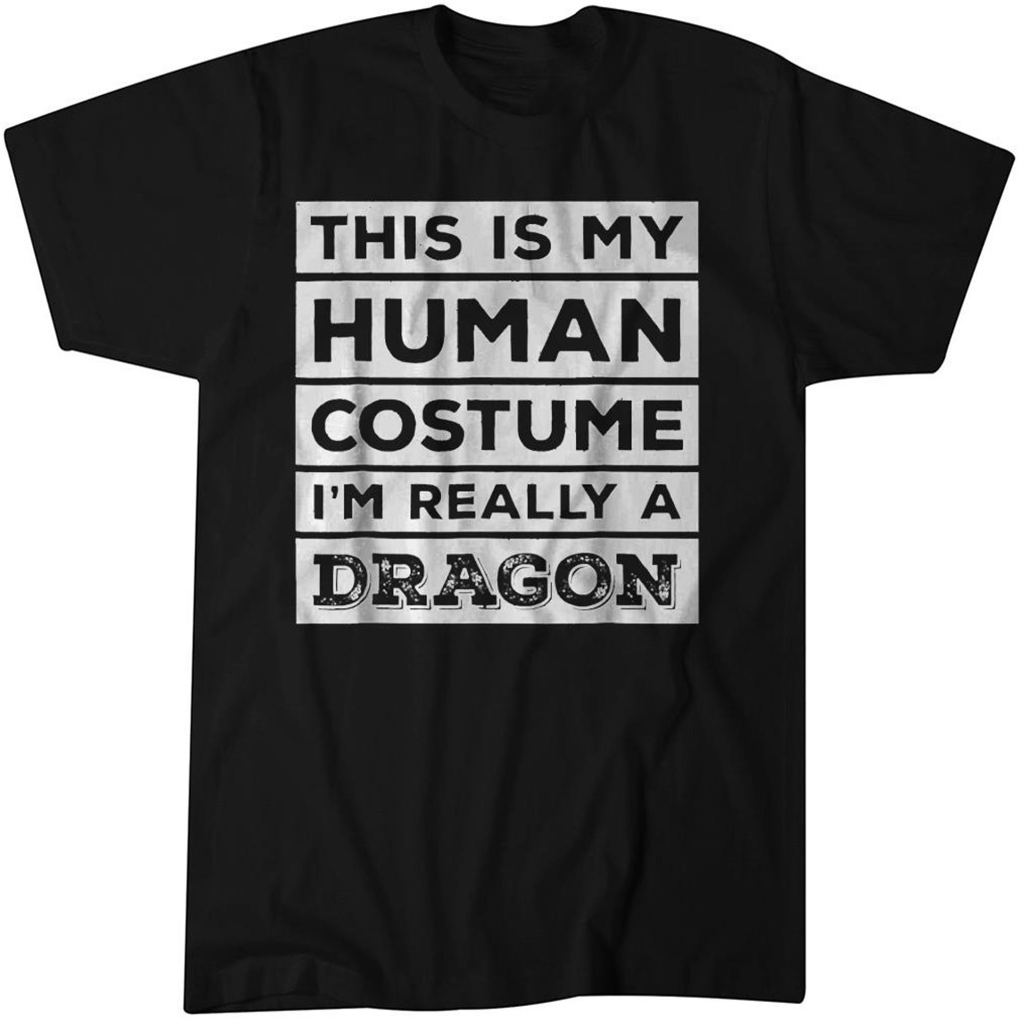 Human Costume Dragon Fire Breathing Beast Wings Fitted Scoop T-shirt Plus Size Up To 5xl