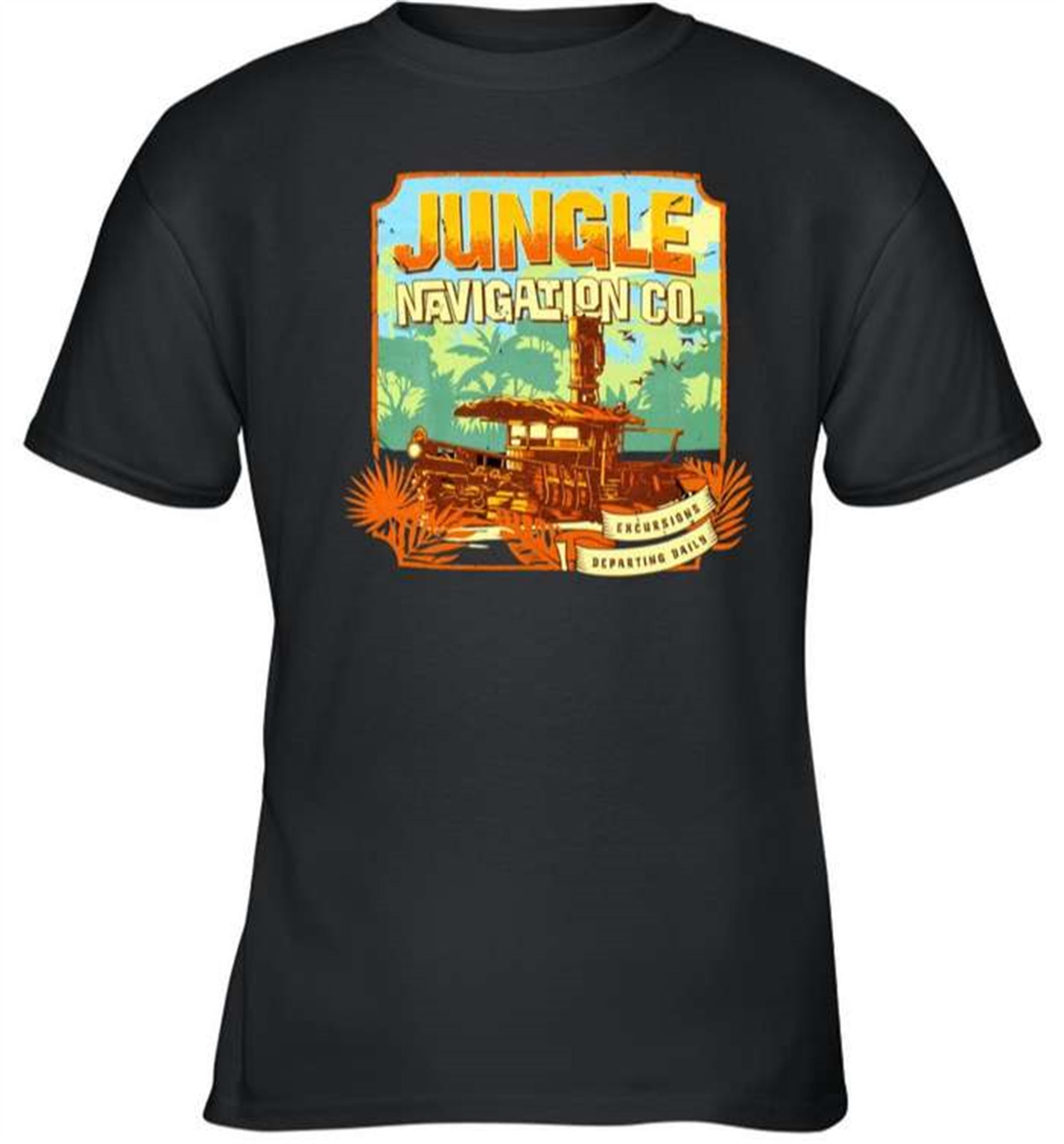 Jungle Cruise Black T-shirt Full Size Up To 5xl