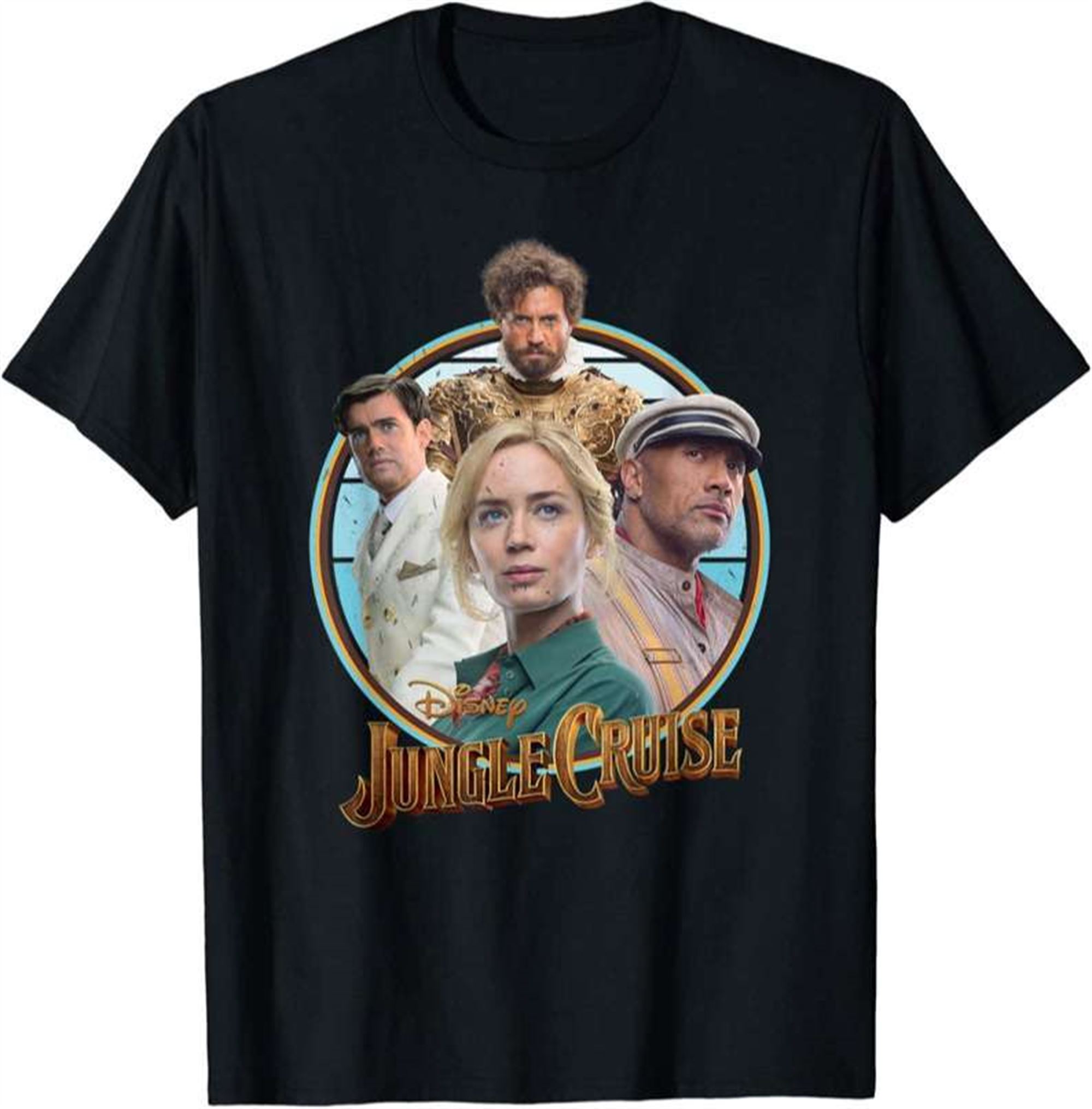 Jungle Cruise Characters And Movie T Shirt Full Size Up To 5xl