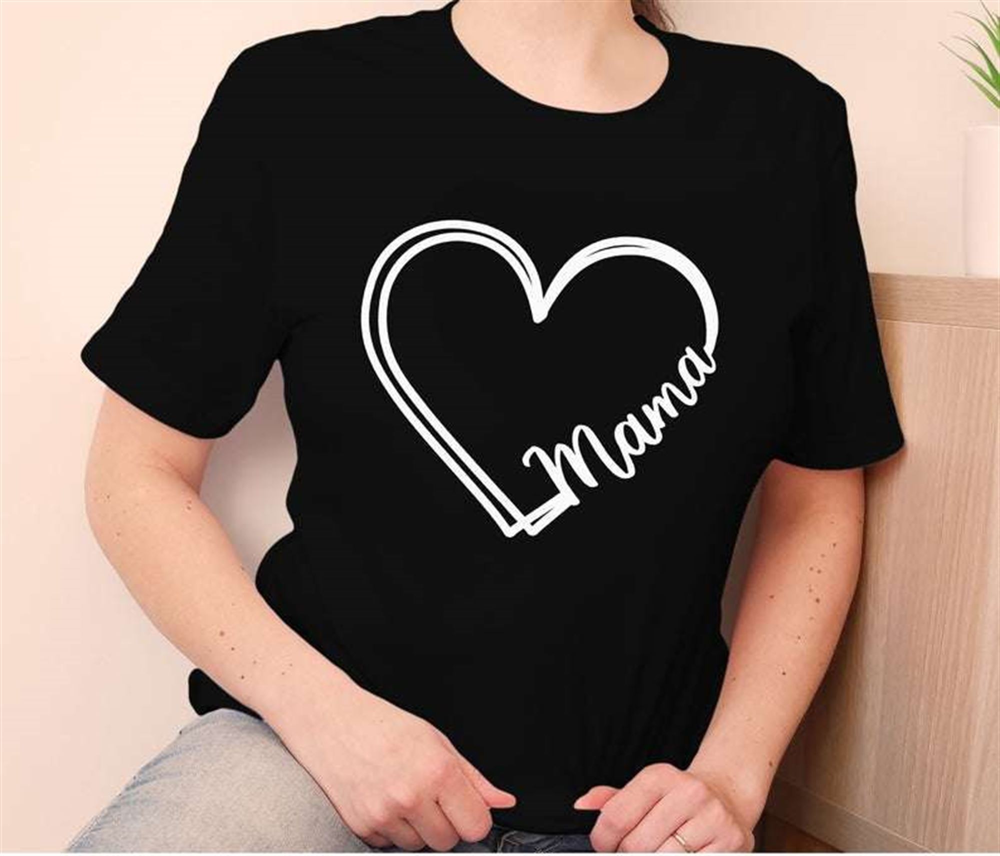 Mama Heart Classic Unisex T Shirt Size Up To 5xl
