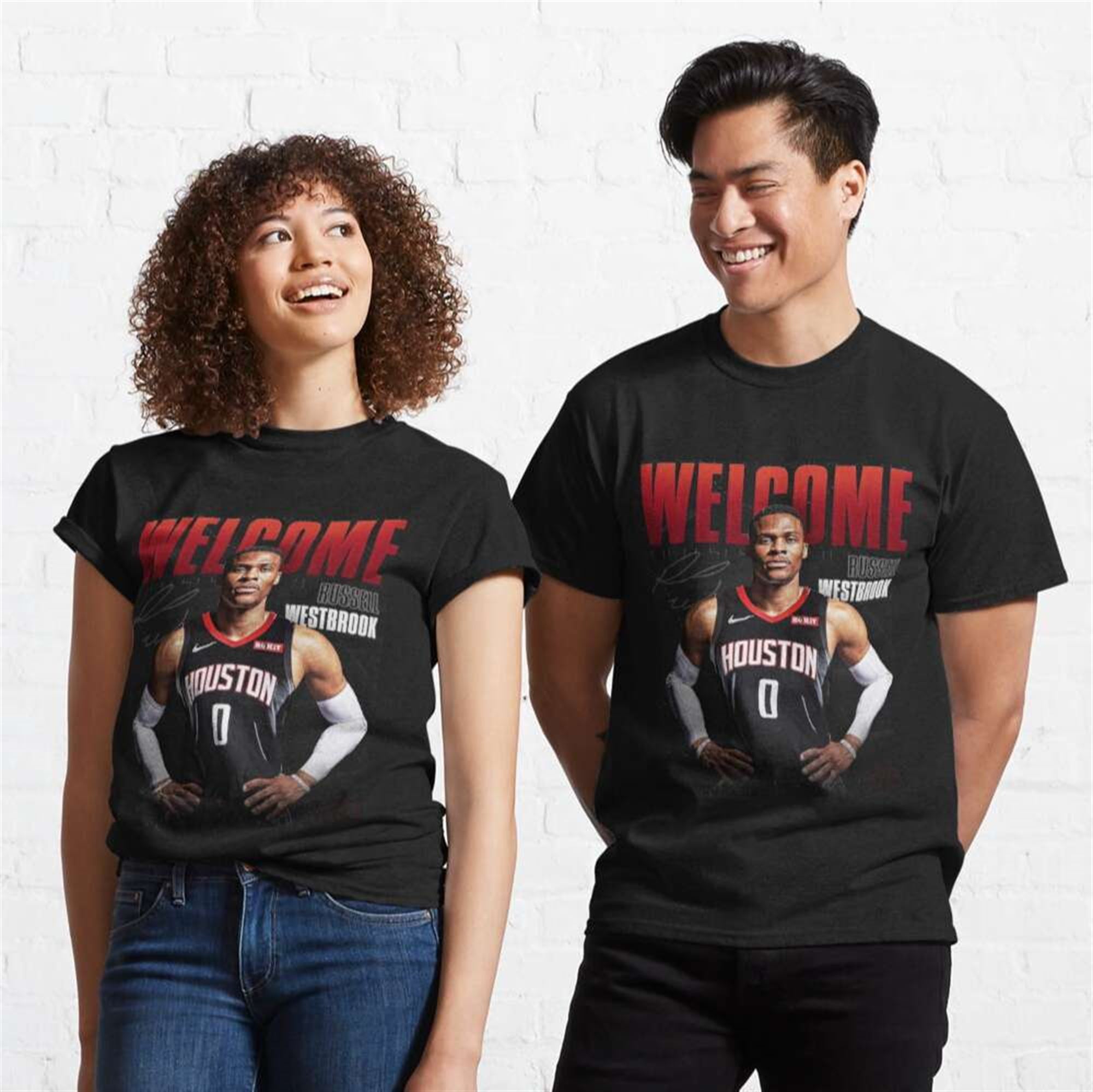 Rockets Russell Westbrook Basketball T Shirt Size Up To 5xl