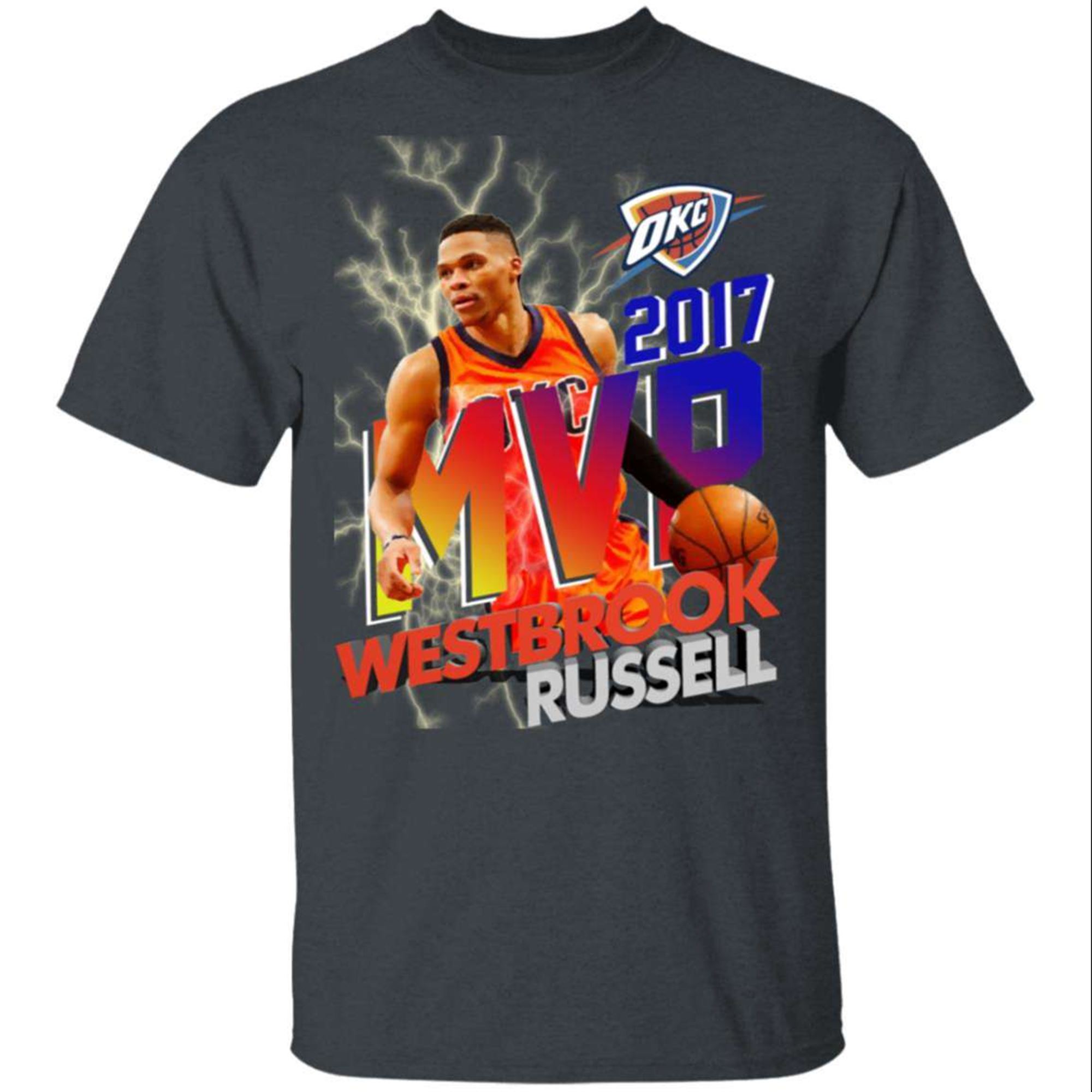 Russell Westbrook Mvp T Shirt Size Up To 5xl