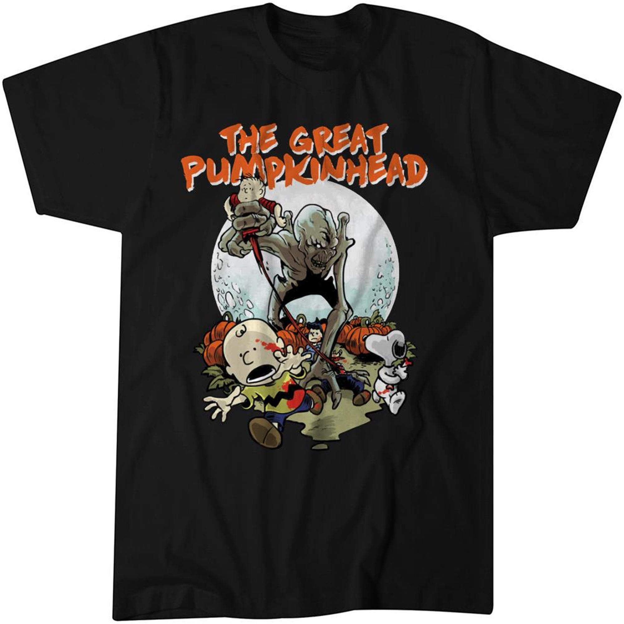 The Great Pumpkinhead Halloween T-shirt Size Up To 5xl