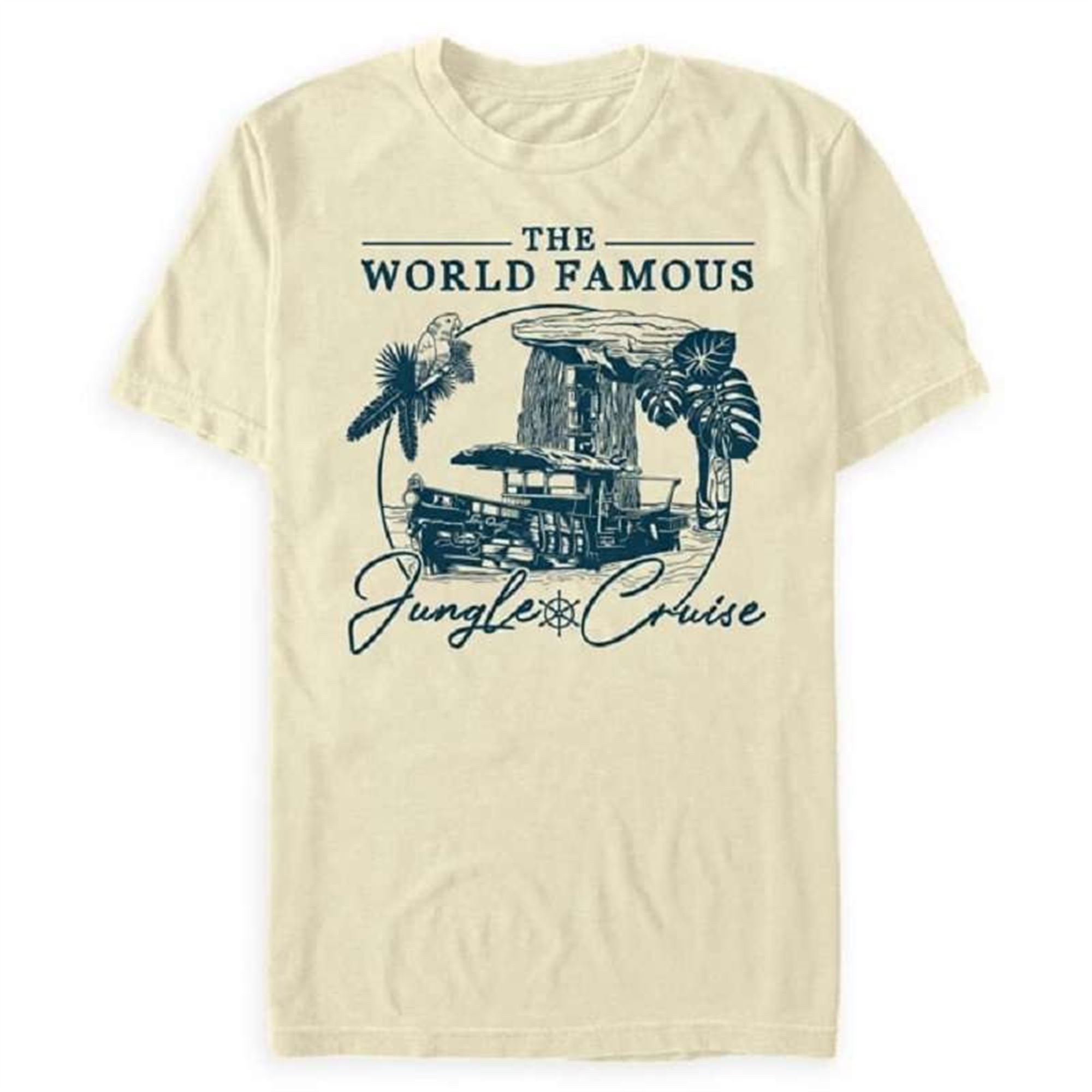The World Famous Jungle Cruise Illustration For Adults T-shirt Size Up To 5xl