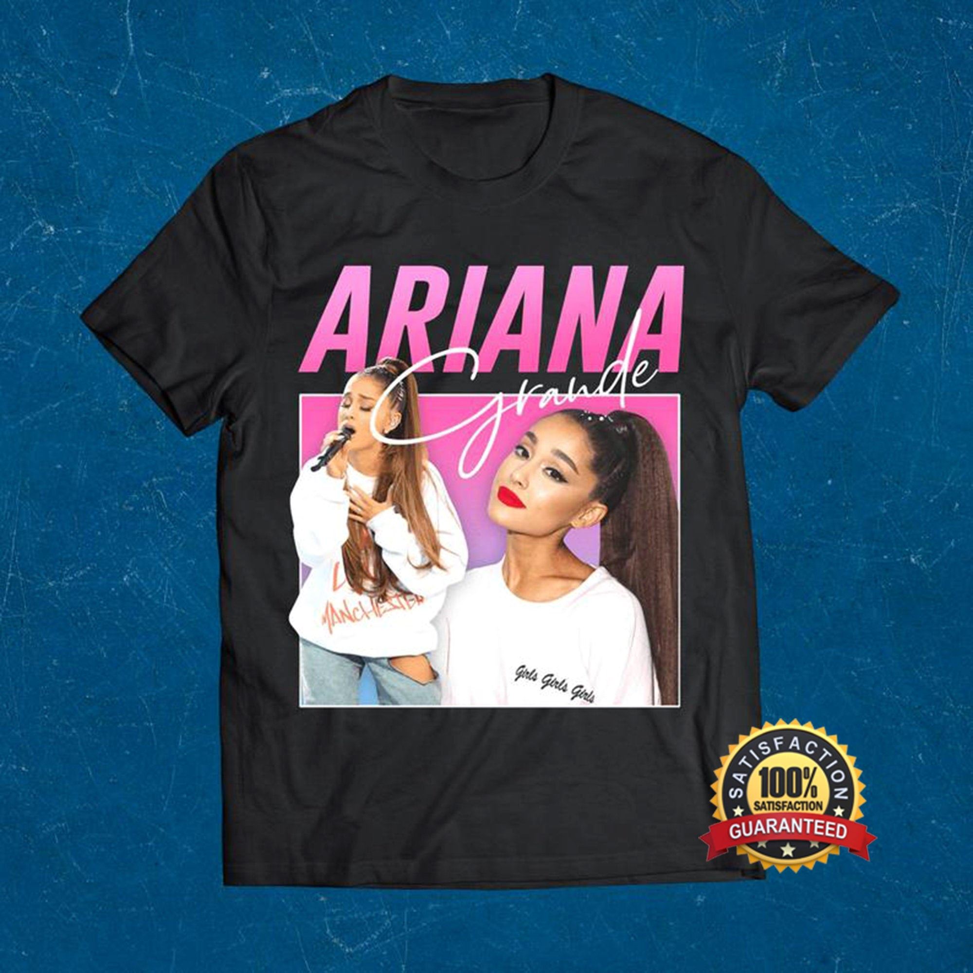 Ariana Grande Shirt Ariana Grande Tee Ariana Grande Merch Ariana Grande Unisex Vintage Throwback Homage T-shirt Ab494
