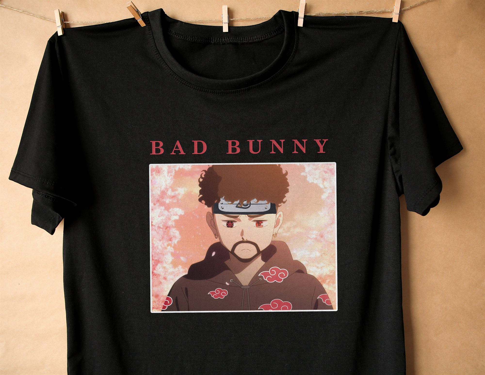 Bad Bunny Itachi Shirtyonaguni Shirtbad Bunny Yonaguni Anime Shirt Yonaguni Bad Bunny Shirt Anime Bad Bunny Shirt