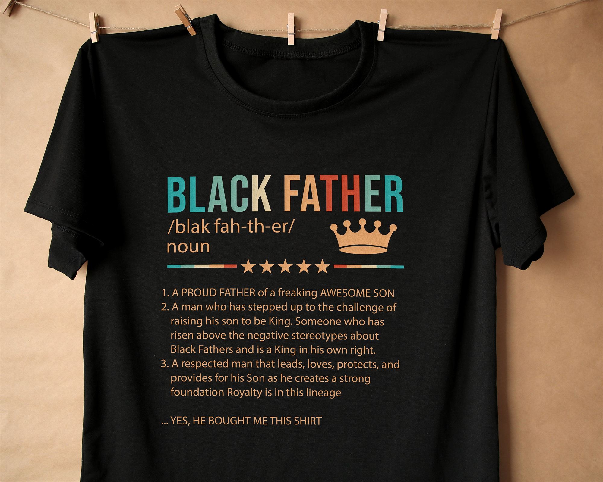 Black Father Definition T-shirt Blm Shirt Gift For Black Dad Dad Shirt Fathers Day Gift Dad Shirt