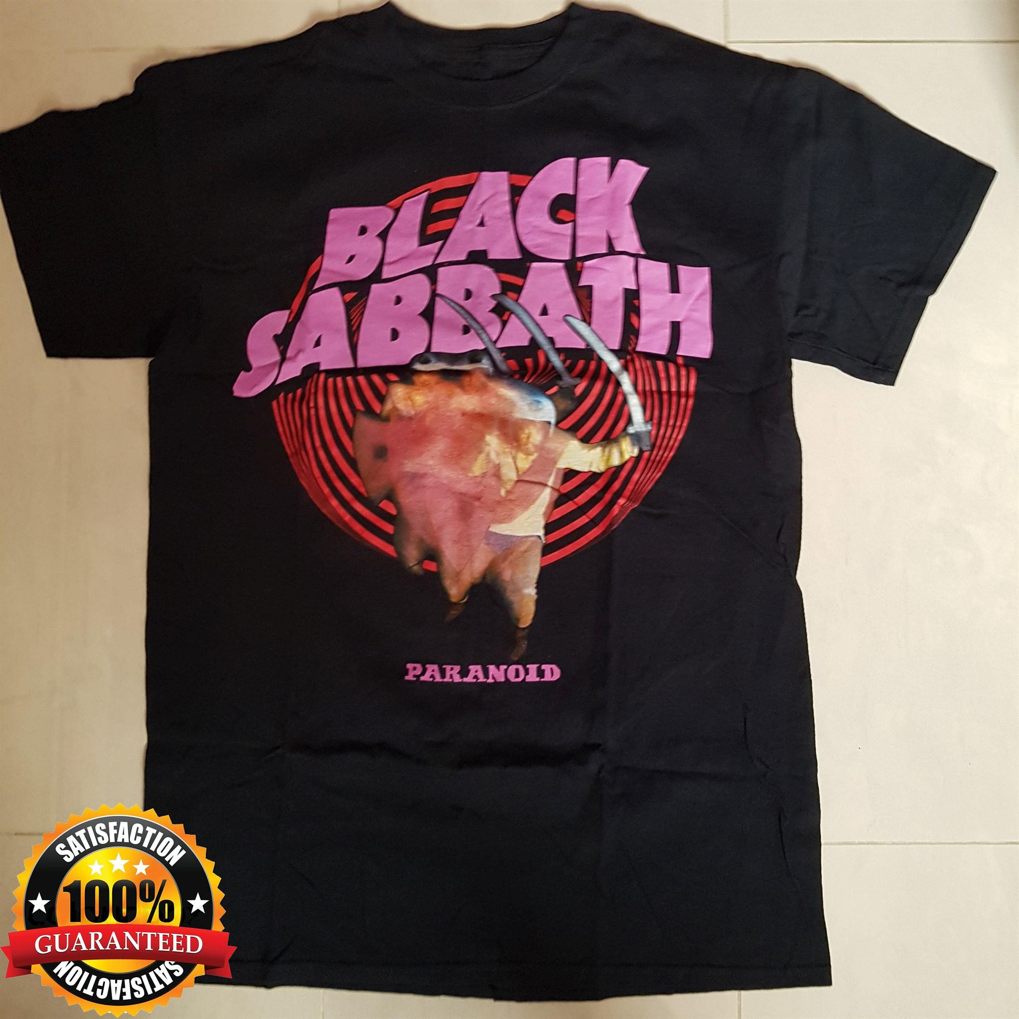 black sabbath paranoid tee