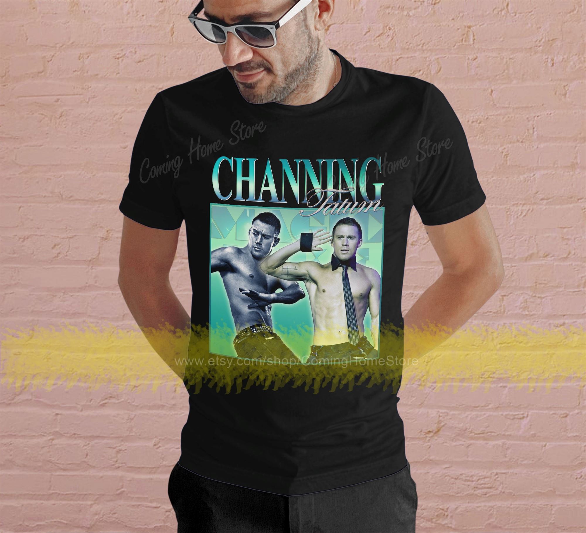 Channing Tatum Shirt Magic Mike Shirt Vintage T-shirt Unisex And Women Size Tee