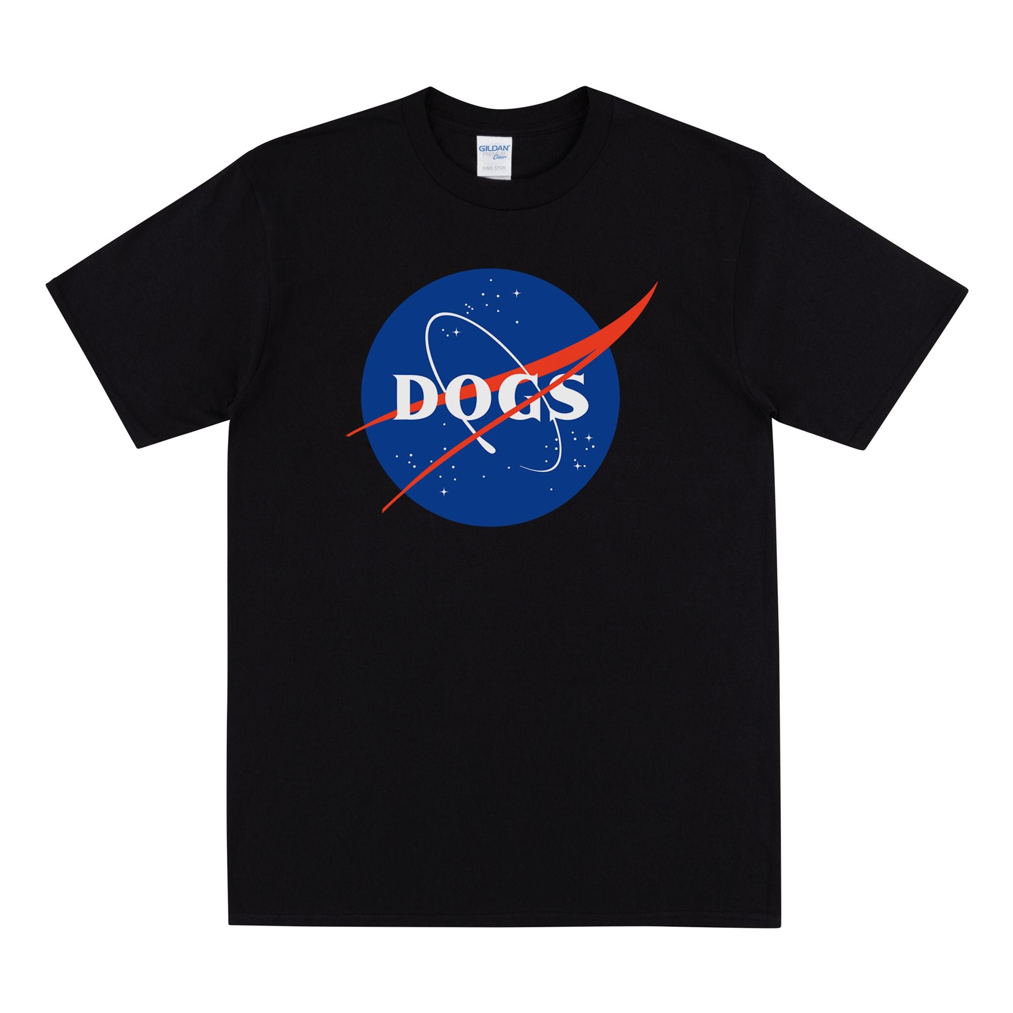 Dogs Nasa T Shirt Womens T-shirt Mens Tshirt Dog Lovers Tee Unisex Logo Top T- Shirt Animals T-shirts Gift Funny Tshirts Animal Lovers Tees