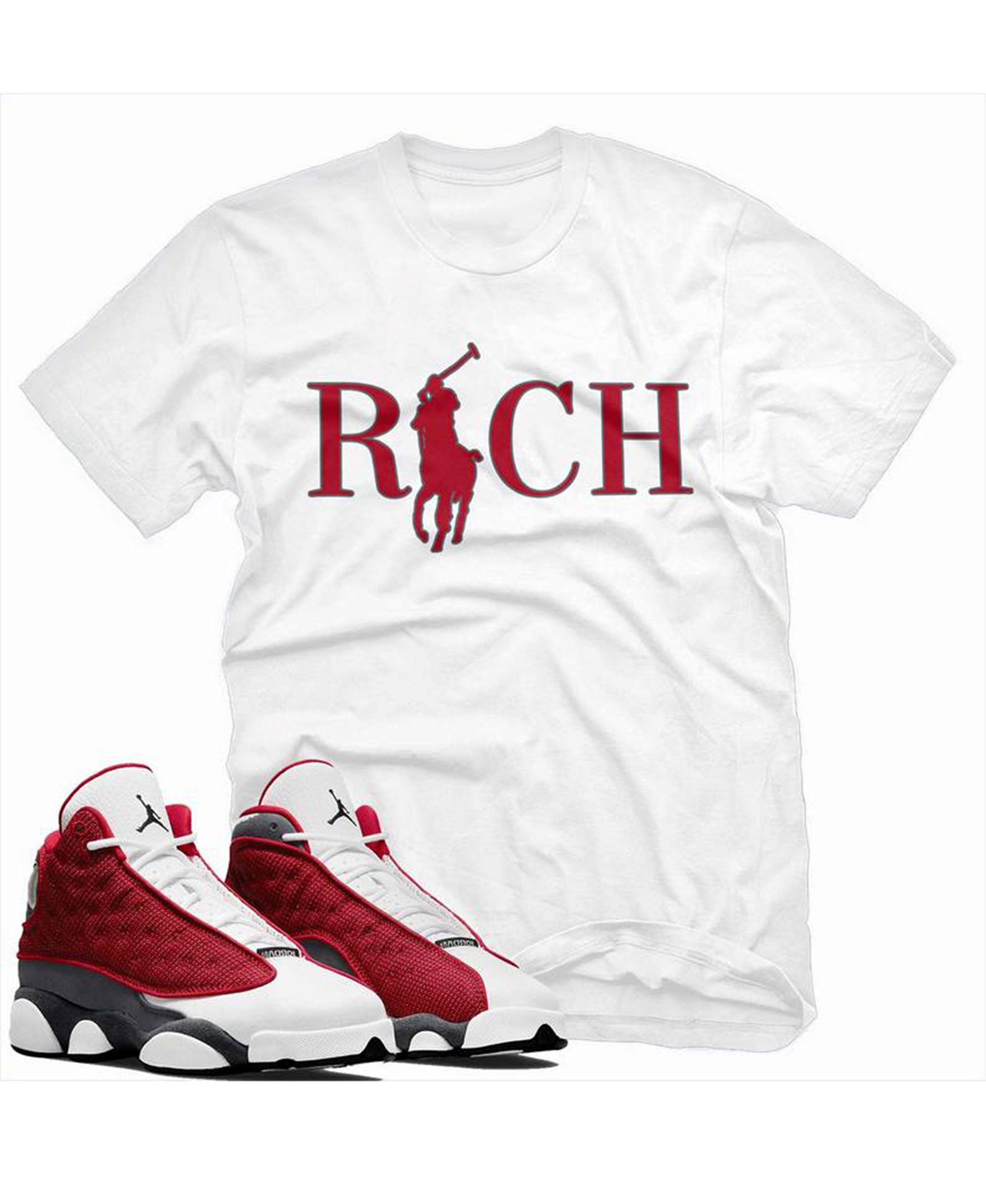 gym red 13s shirt