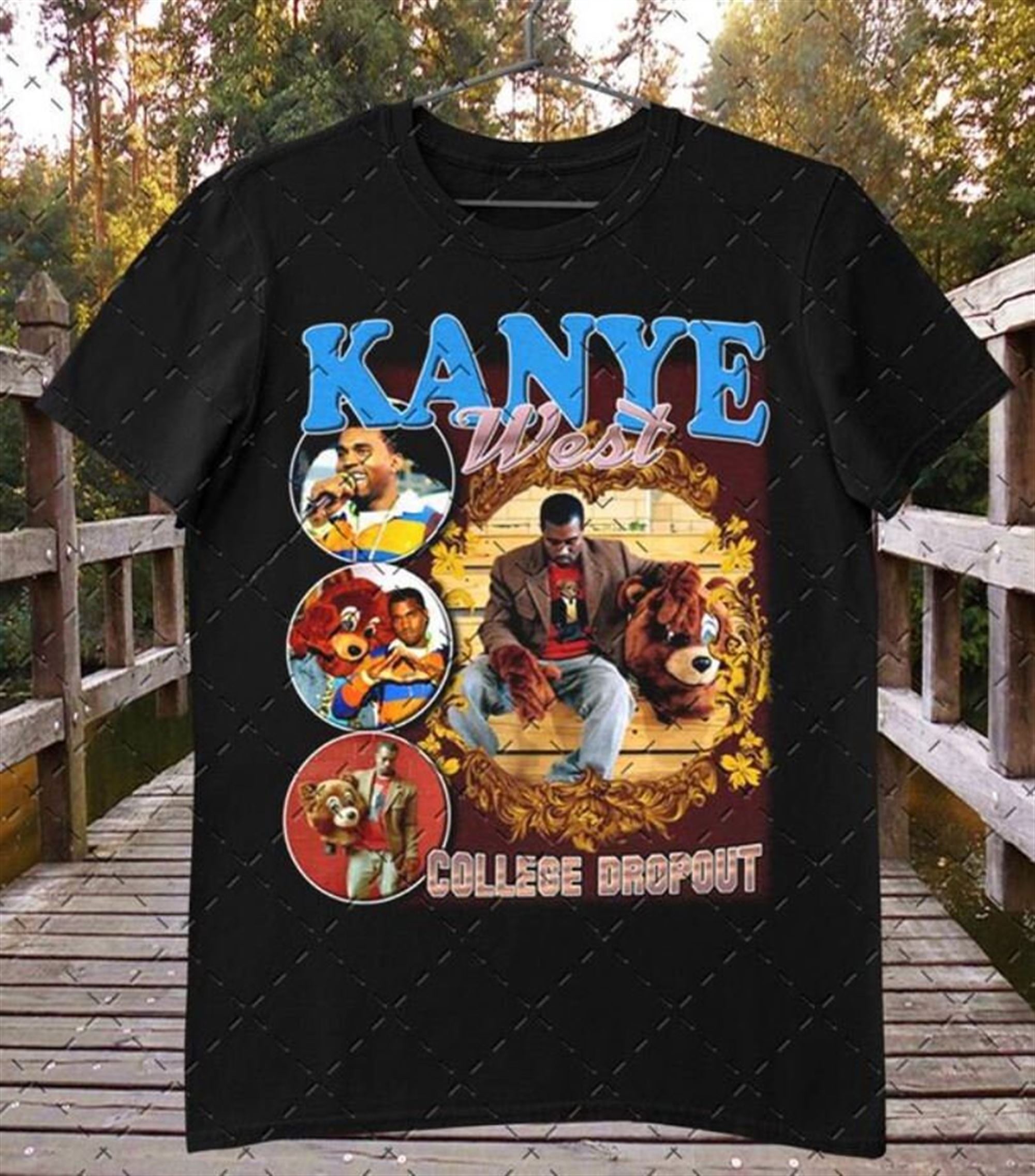 Vintage Kanye West College Dropout T-Shirt Funny Vintage Gift Men Women