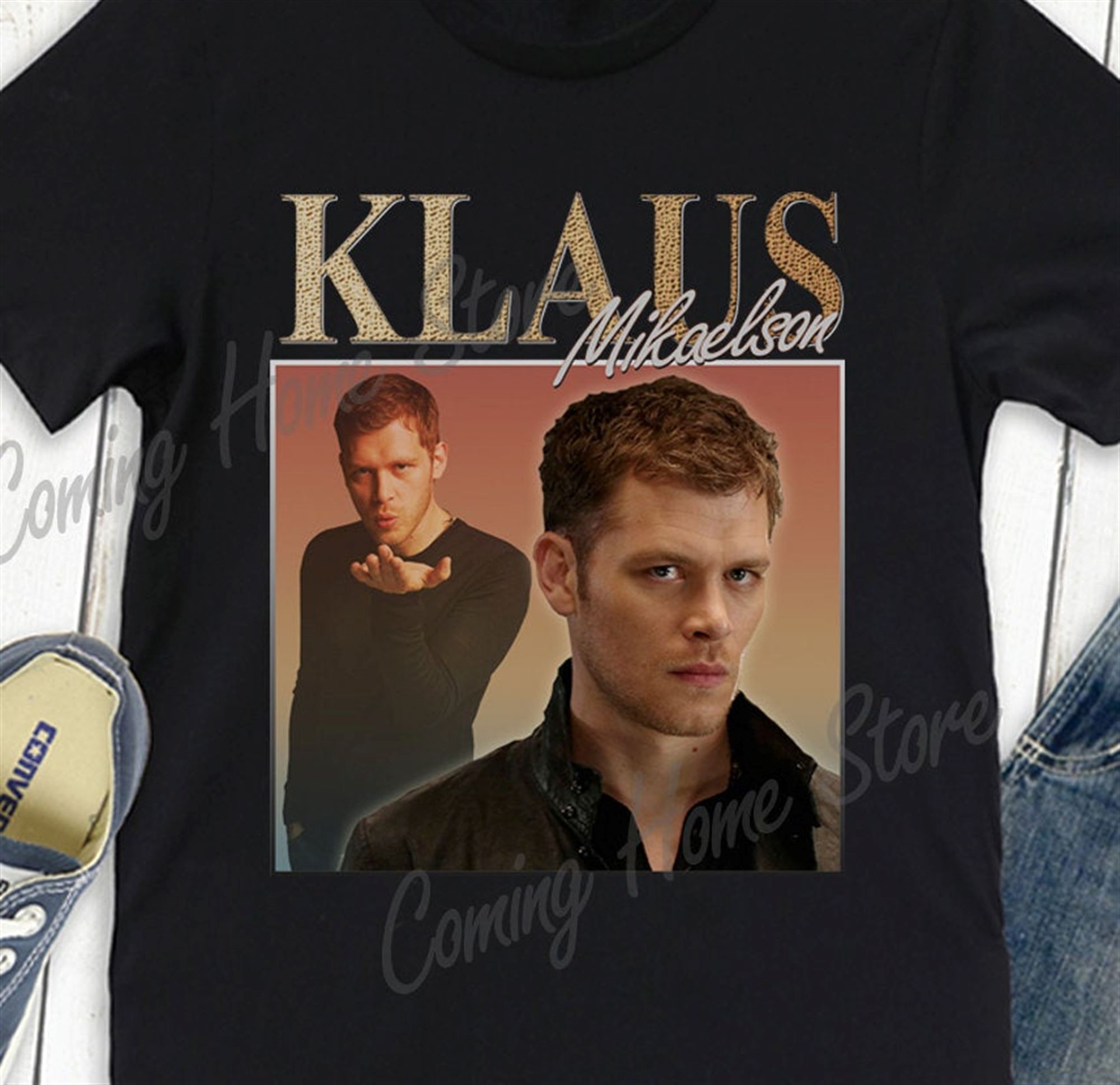 Klaus Mikaelson Shirt Vintage Retro T-shirt Unisex And Women Size Tee