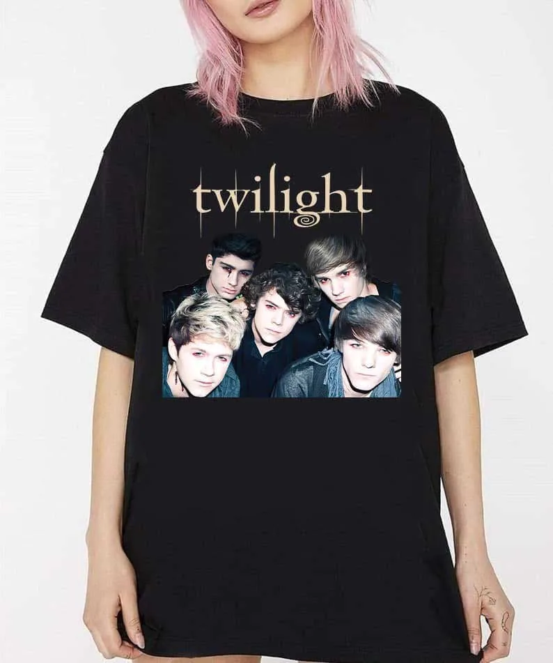 One Direction As Twilight Shirt Twilight Shirt One Direction Shirt The Twilight Saga One Direction Robert Pattinson Shirt Ha-c29-7-6