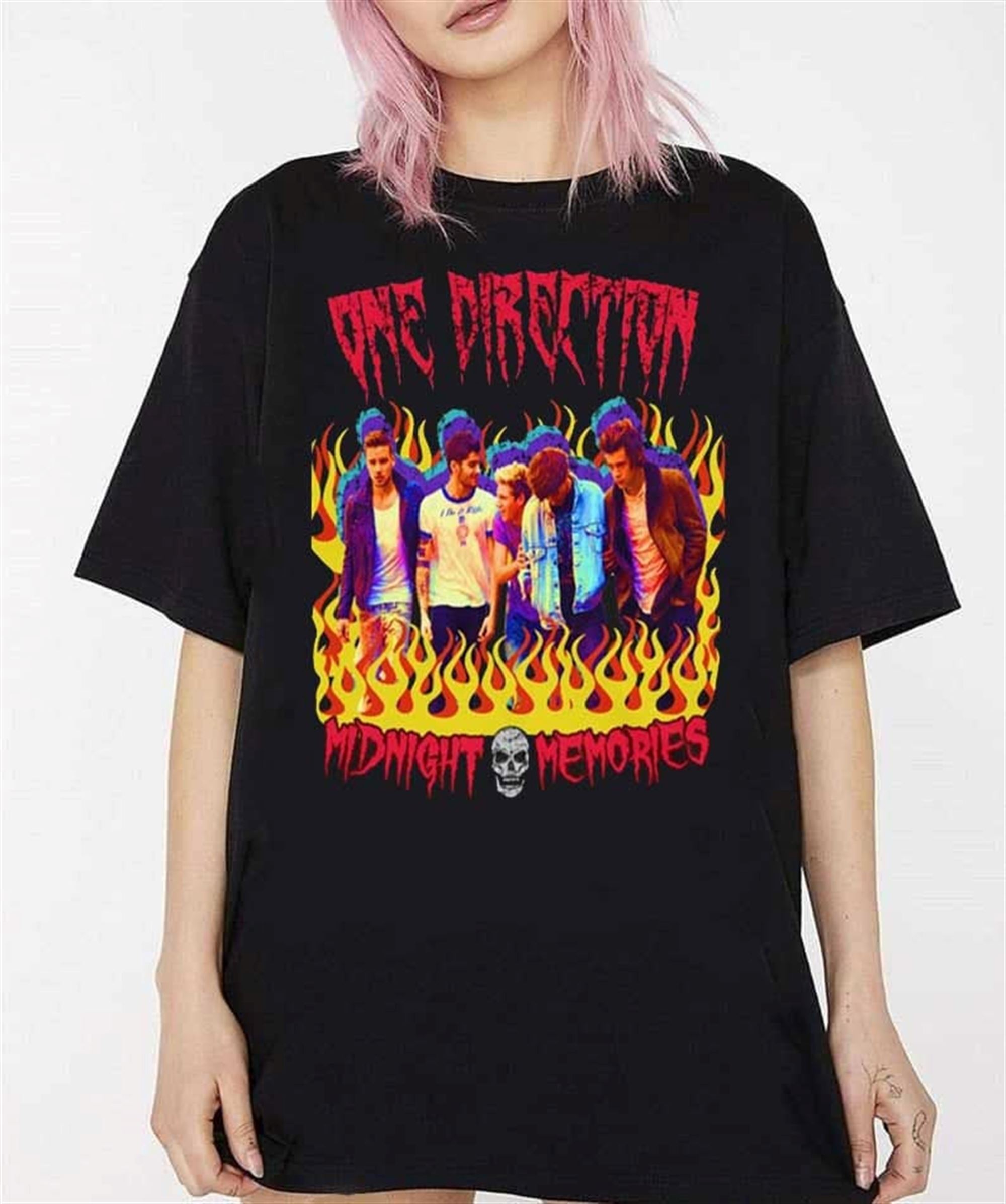 one direction t shirt metal