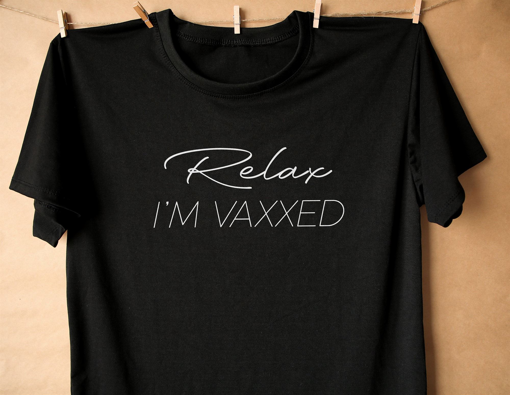 Relax Im Vaxxed Unisex Tshirt Vaccine Shirt Funny Vaccine Shirt