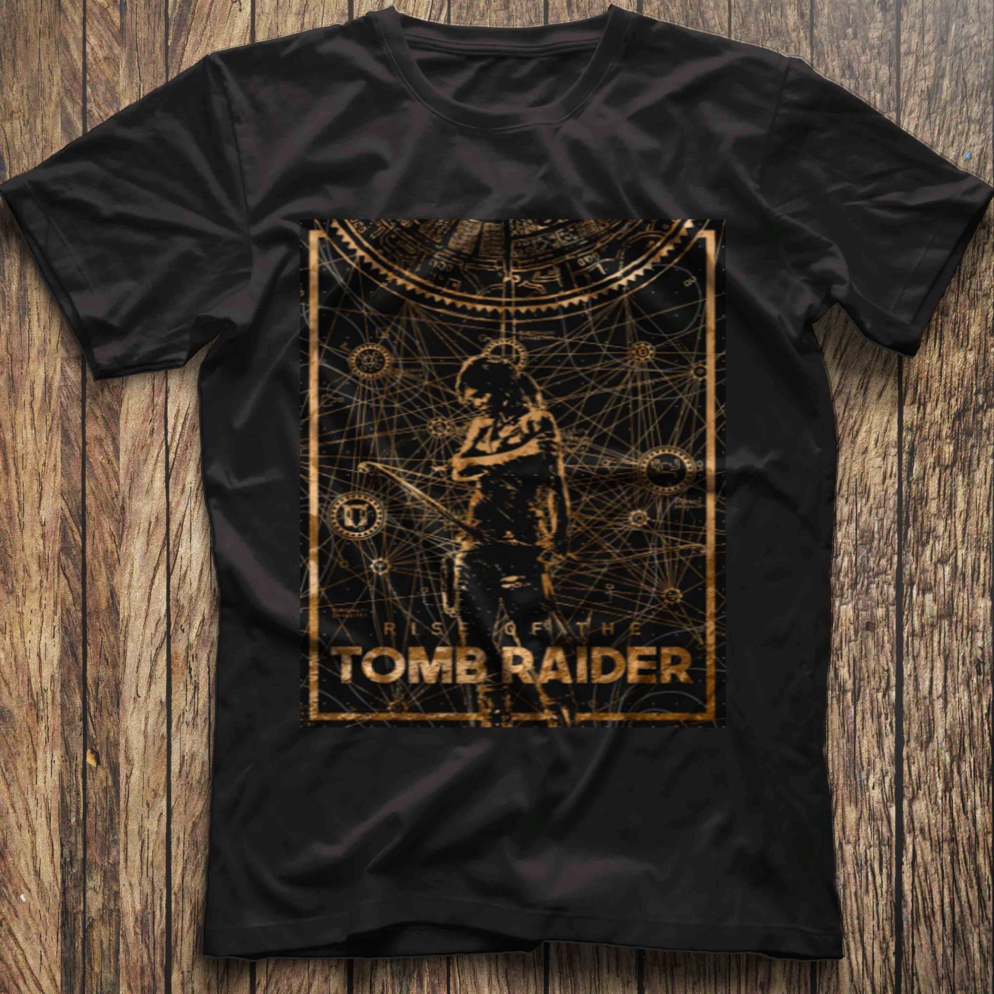 Rise Of The Tomb Raider Movie With Alicia Vikander As Lara Croft Gift For Men Women Unisex Unisex T-shirt