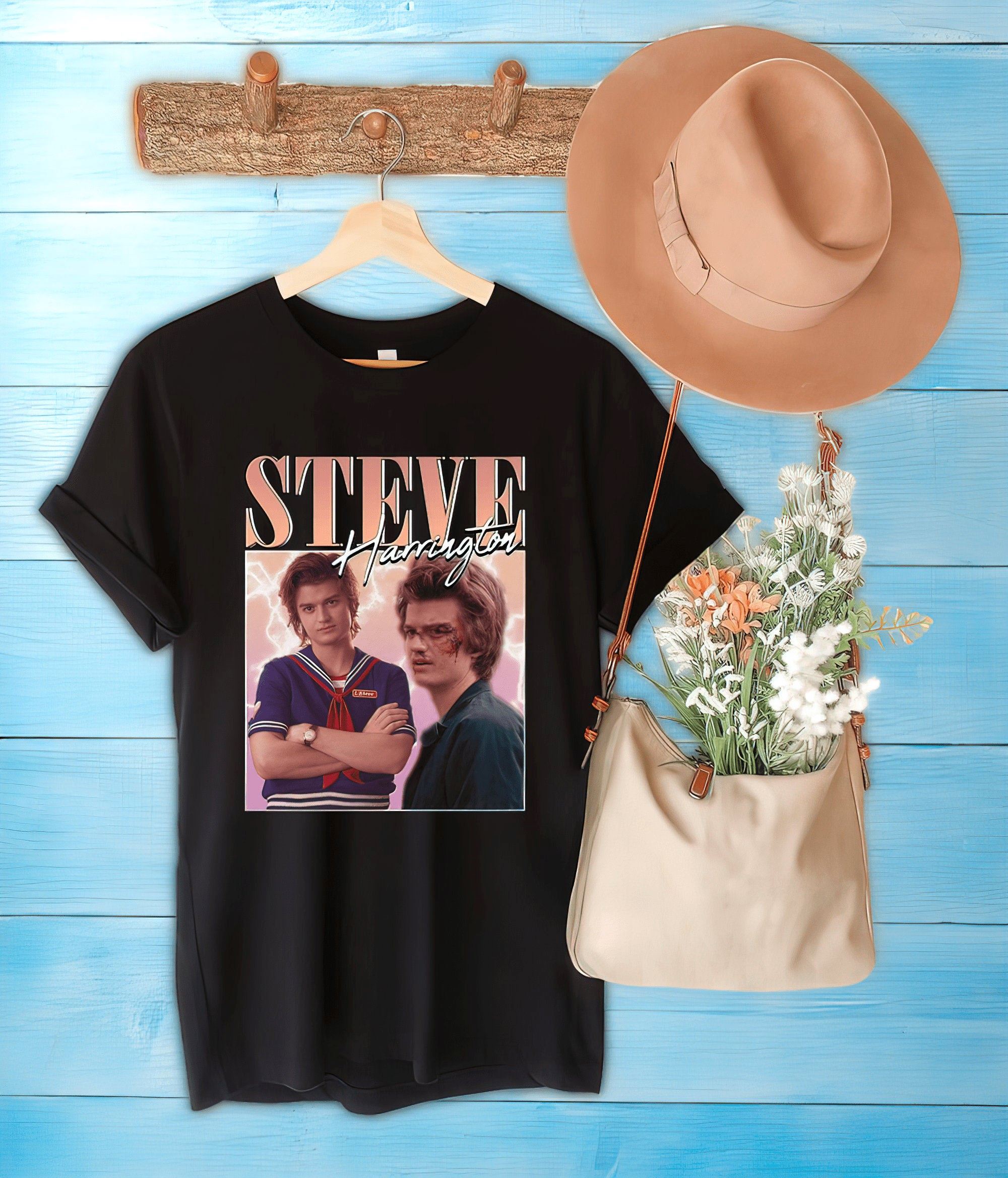 Steve Harrington Bad Babysitter Stranger Things 3 90s Vintage Tee Stranger Things 3 Vintage Retro Shirt Unisex 90s Retro Vintage Shirt