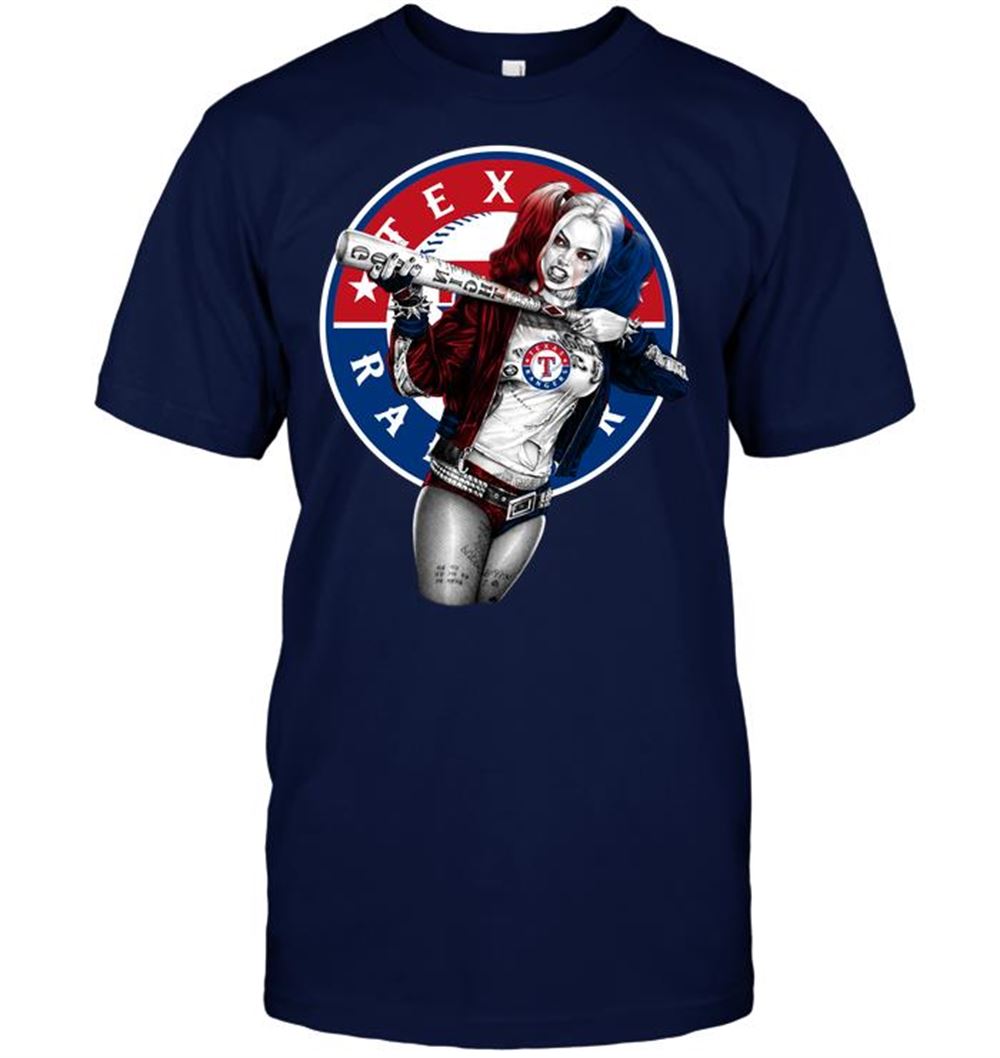 Harley Quinn Texas Rangers Shirt Size Up To 5xl